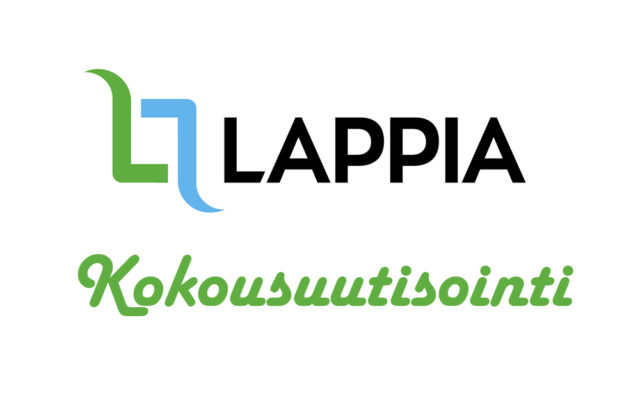Lappian logo ja teksti kokousuutisointi