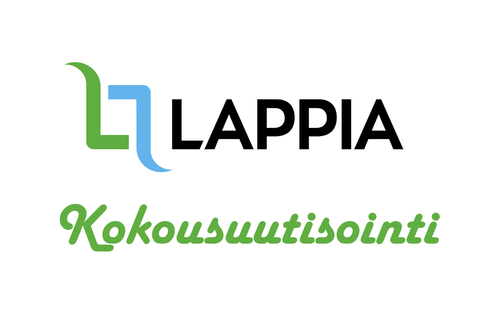 Lappian logo ja teksti kokousuutisointi