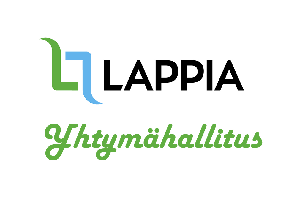 Kuvassa Lappian tunnuslogo ja teksti yhtymähallitus