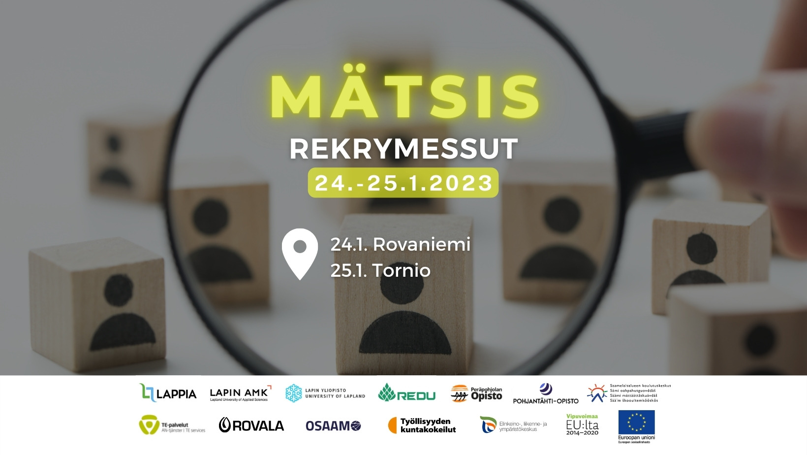 Mätsis -rekrytointitapahtuman mainoskuva