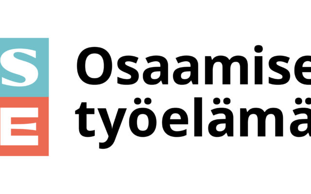 Hankkeen nimilogo teksteillä OSTE Osaamisella työelämään