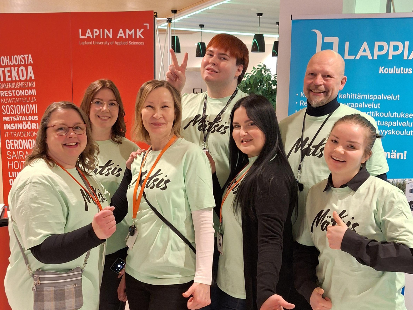 Mätsis -rekrytointitapahtuman järjestäjäporukka vuodelta 2025