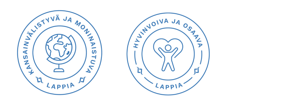 Kansainvälistyvä ja moninaistuva Lappia - sekä Hyvinvoiva ja osaava Lappia-leimat