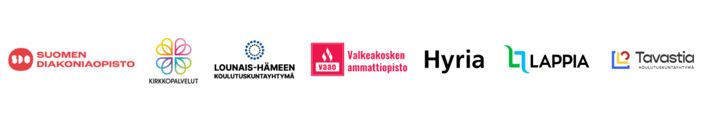 Osallistu ja innostu! -hankkeen toteuttajien logot