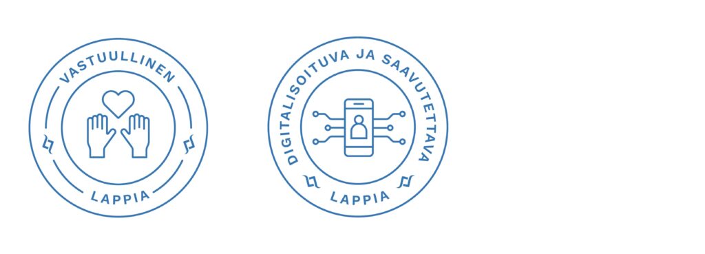 Digitalisoituva ja saavutettava Lappia -sekä Vastuullinen Lappia -leimat